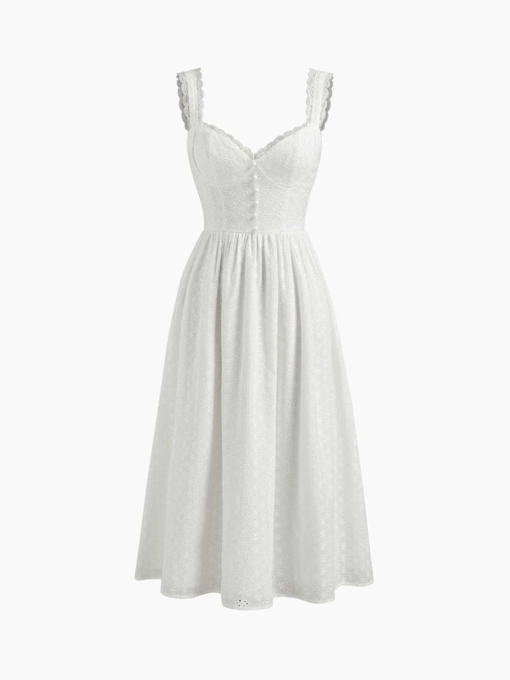 White Midi Sundress